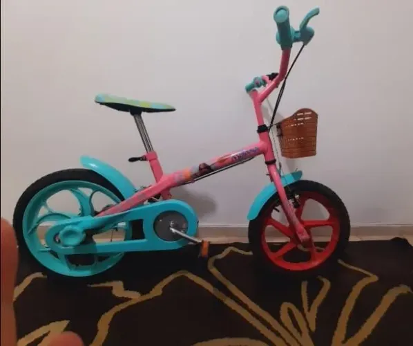 Bicicleta Infantil Princesa Moana Aro 16 