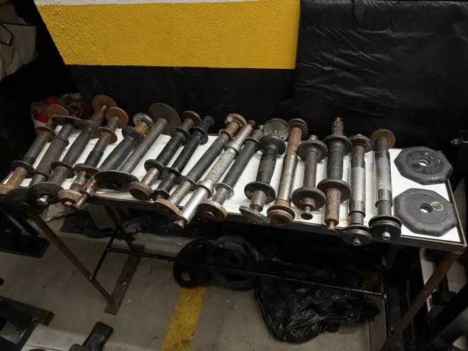 Barras de halter para montar Dumbells