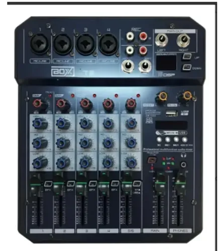 MESA DE SOM BOXX T6 C/6-CANAIS