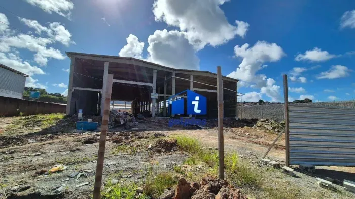 Galpão em construção com 1.125 m² na Rodovia BR 101 Sul em Cabo de Santo Agostinho - PE