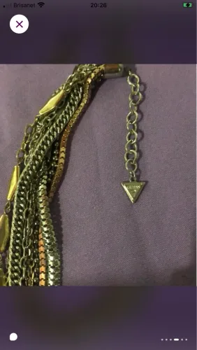 Colar Guess Dourado e Prateado