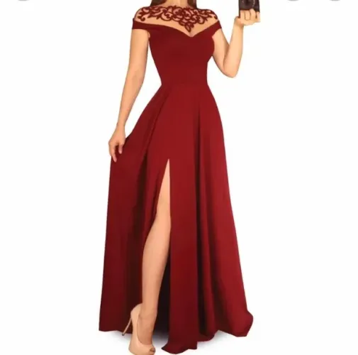 Vestido marsala