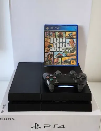 PS4 1 TERA + Garantia + Jogo. Temos LOJA FÍSICA!!!<br>
