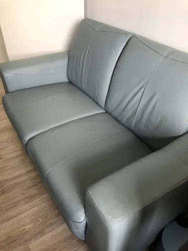 Sofá 2 lugares couro legítimo 