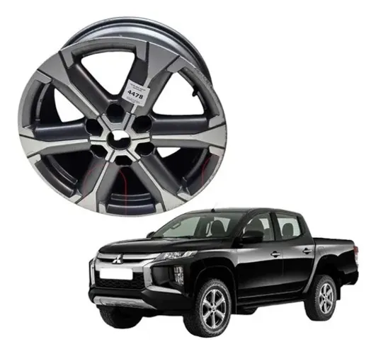 Roda Aro 18 Original Mitsubishi L200 Triton 6x139,7    ETQ4666
