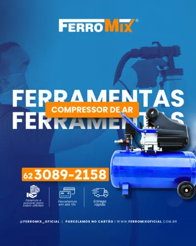 Compressor de Ar de Qualidade | Entrega Rápida | Parcelamos em até 10x - Ferramentas