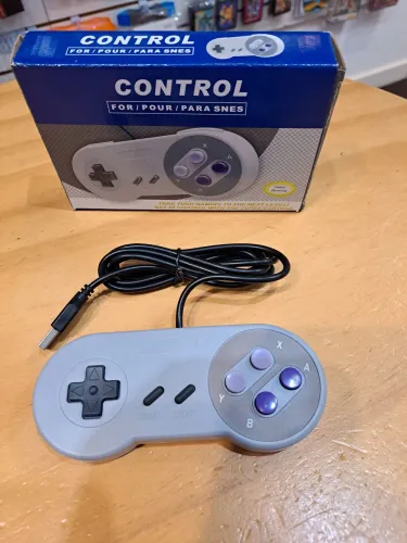 Controle Super Nintendo com entrada Usb