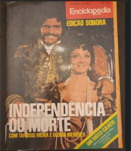 Enciclopédia sonora BLOCH edição de 1972 filme independencia ou morte