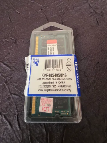 Memória RAM Kingston 16GB DDR5 4800MHz SO-DIMM