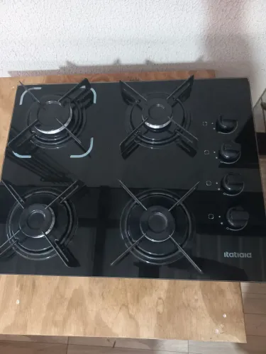Fogão cooktop, 4 bocas, acendimento automático, da Itatiaia