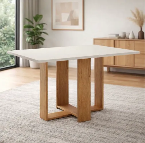 Mesa de Jantar Minimalista Essencial