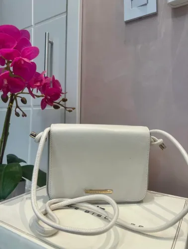 Bolsa em couro Jorge Bischoff - Off White