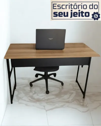 Mesa de Estudo Reforçada 1,1 m NOVA Escrivaninha Multiuso Notebook Computador Escritório