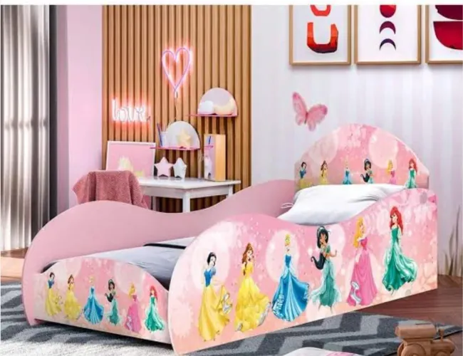 Cama de criança princesas