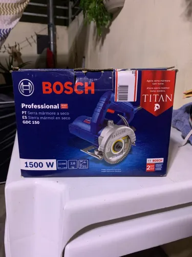 Serra Mármore Bosch 5" GDC 150 Titan 1500W a seco