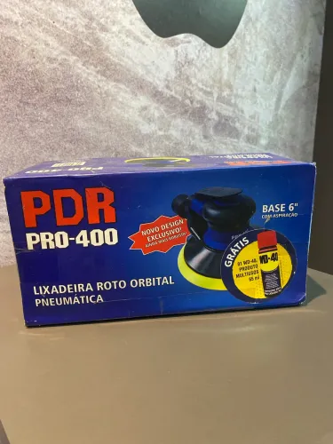 Lixadeira Roto Orbital Pneumática PDR Pro-400.