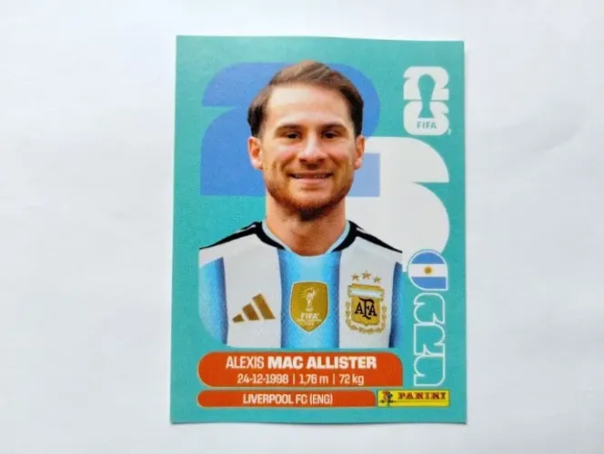 Figurinha Copa 2026 - Mac Allister