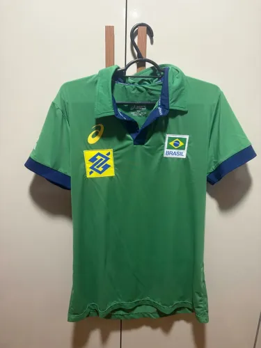 Camisa Seleção Brasileira de vôlei asics passeio