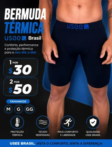 Bermuda térmica usee Brasil 