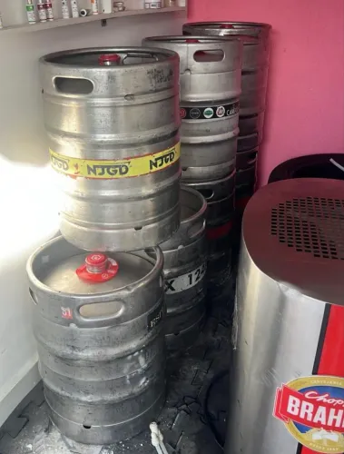 Barril de chopp vazio 50L