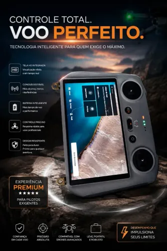 Controle de drone dji mini 3 pro