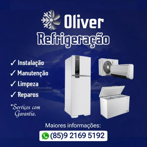 Geladeira, Freezer, Bebedouros, ar condicionado e toda linha doméstica.