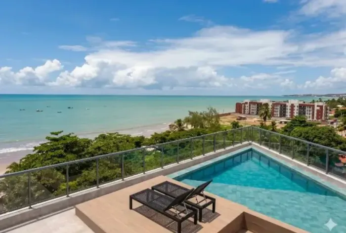Flat à Venda 20m² 1 Quarto Porteira Fechada Beira Mar Bessa / João Pessoa