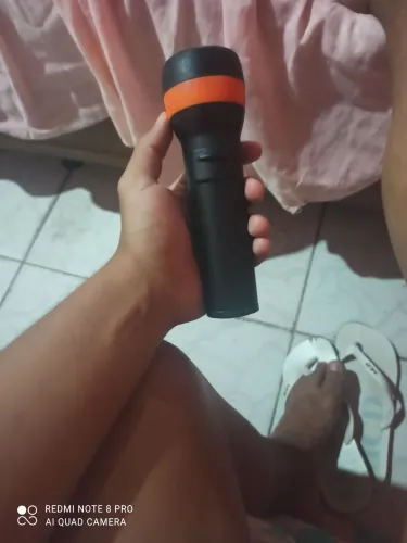 Lanterna boa só precisa trocar a pilha 