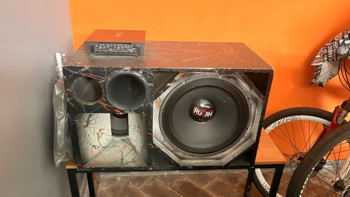 Caixa trio + aparelho pionner