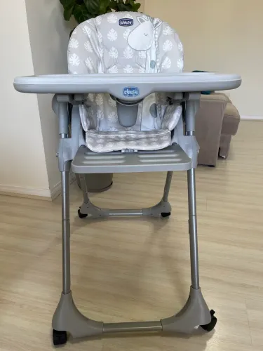 Cadeira De Alimentação Chicco Polly Girafa (Sem Rasgos) Linda!