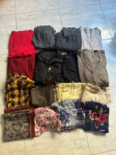 ROUPAS DE FRIO 16 peças Casaco impermeável