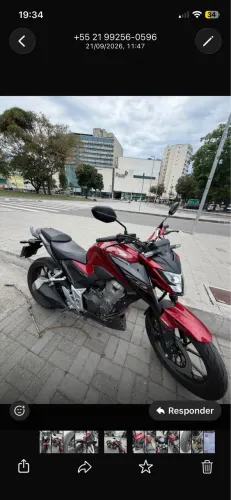 Honda CB 300F Twister ABS 2025 quitada e com apenas 4.383 kms