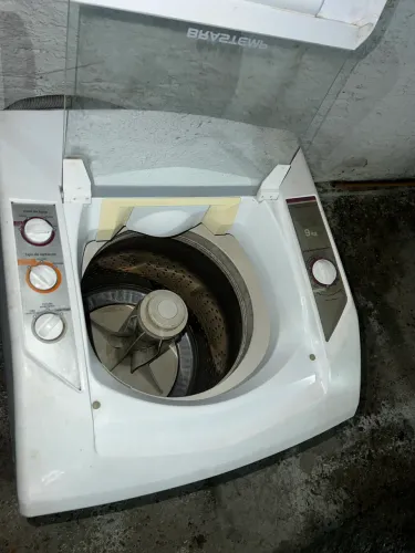 Máquina de lavar 9kg, voltagem 110v