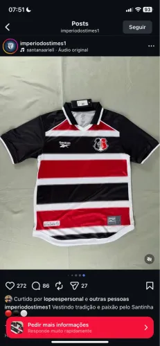CAMISA DO SANTA CRUZ-CAMISA DE TIME