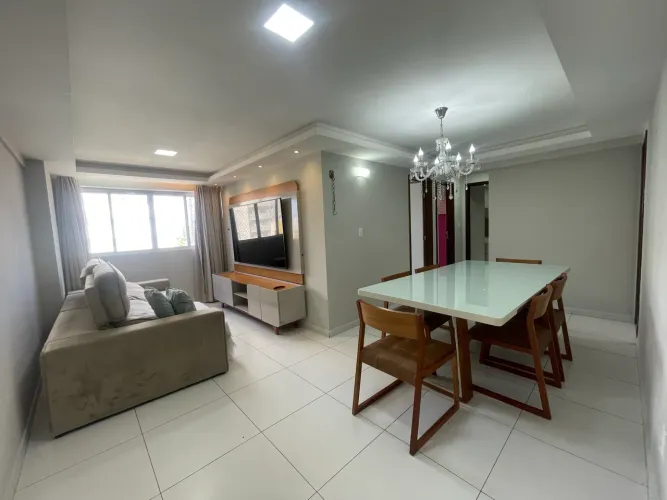 Alugo apartamento mobiliado, de 3 quartos + dce, bairro Jardim Oceania-JP/PB.