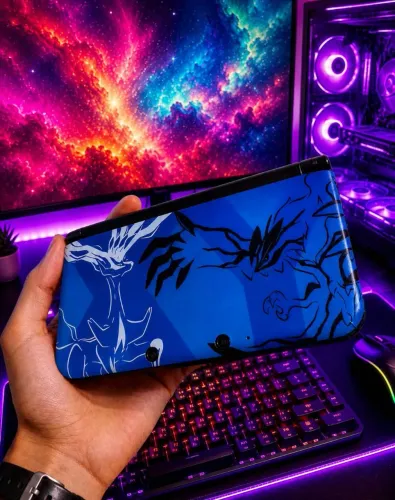 Nintendo 3DS XL 32GB/64GB com muitos jogos como Pokémon, Mario e Zelda