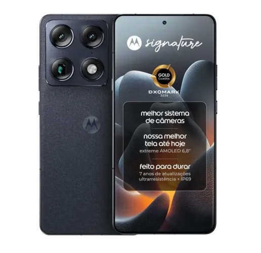 Vendo Smartphone Motorola Signature 5G (Preto) zerado, na caixa LACRADO! ?