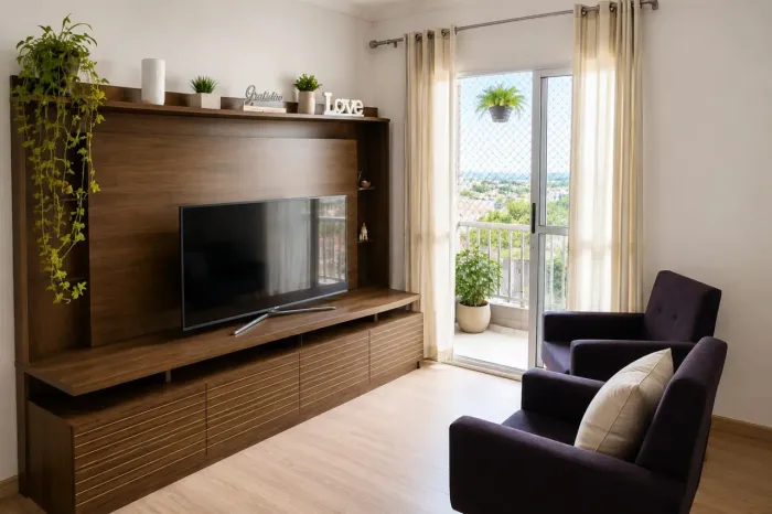 Apartamento para Venda em Sorocaba, Wanel Ville, 1 dormitório, 1 banheiro, 1 vaga