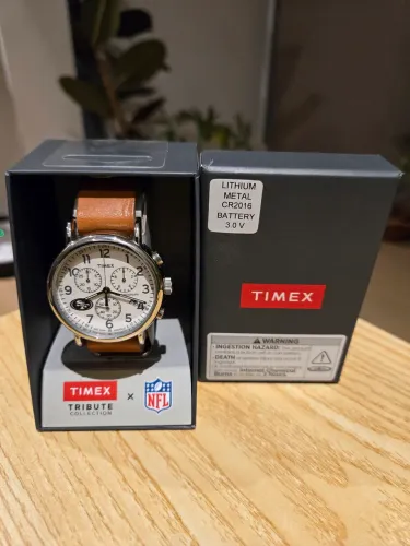 Timex Tribute NFL Weekender Chronograph 40mm - San Francisco 49ers (Edição Oficial)