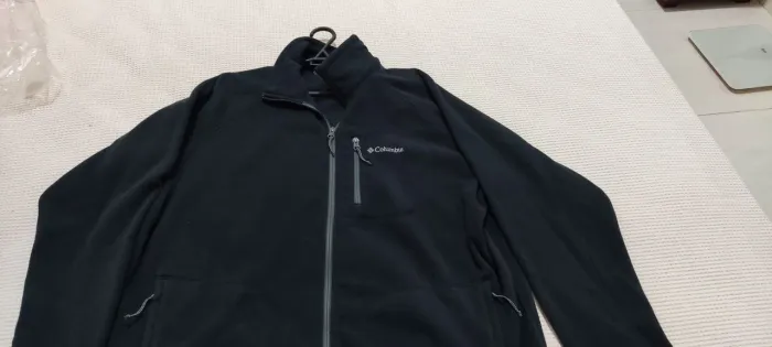 Jaqueta Fleece Columbia Masculina - Tamanho GG - | - Frio - Neve | Cor | Preto | Nova*