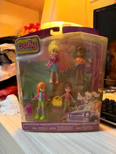 Polly Pocket Safari Adventure 4 Bonecas Lacrada Original Mattel