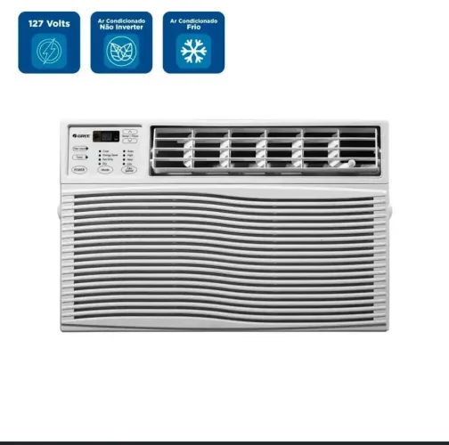 Ar condicionado de janela Gree 10.000 BTU Frio/ eletrônico com controle remoto 110v