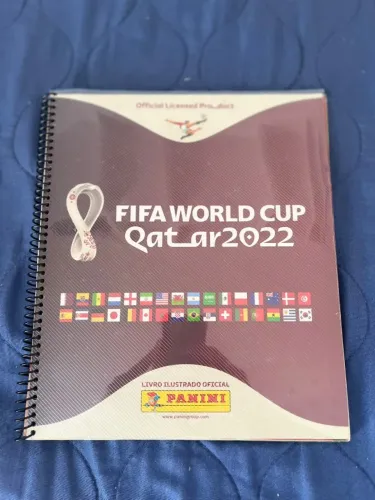 Álbum Copa 2022 Completo 100% Panini Encadernado