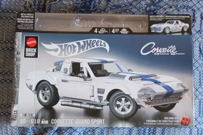 Caixa E Berço Vazios Mattel Hot Wheels Corvette Grand Sport 