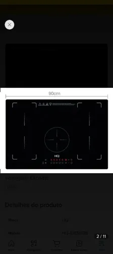 Cooktop HQ de indução 5 zonas