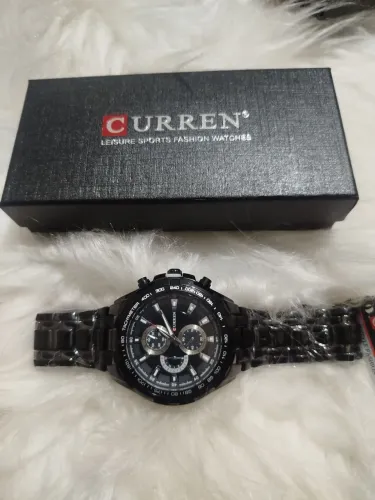 RELÓGIO MASCULINO DE AÇO , CURREN