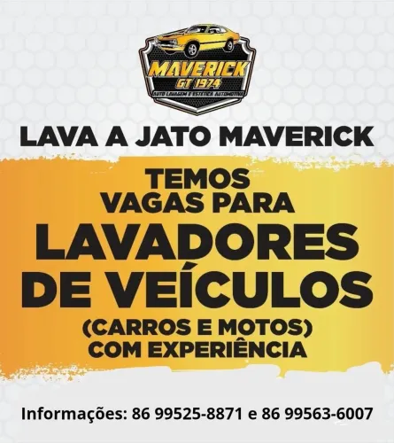 Temos Vagas para Lavadores de veículos