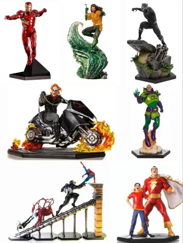 Figuras Miniaturas Iron Studios 1:10 Marvel e DC