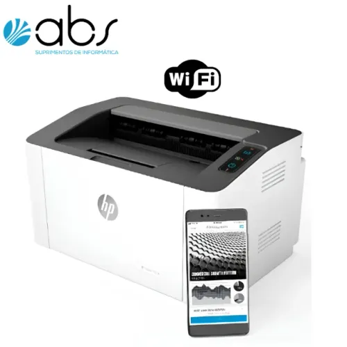 Impressora a laser HP 107 Wi-Fi pouco usada c/um toner novo e garantia