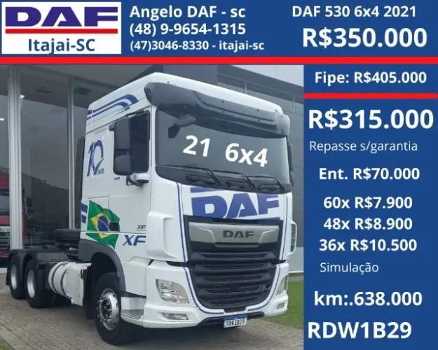 DAF 530 6x4 2021
